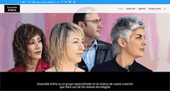 Desktop Screenshot of ensembledarts.com